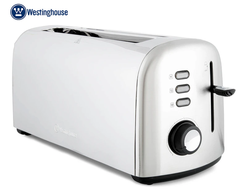 Westinghouse 4 Slice Toaster - Brushed Steel