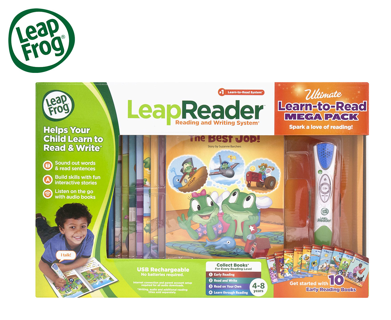 LeapFrog LeapReader System Learn To Read Mega Pack  Catch com au