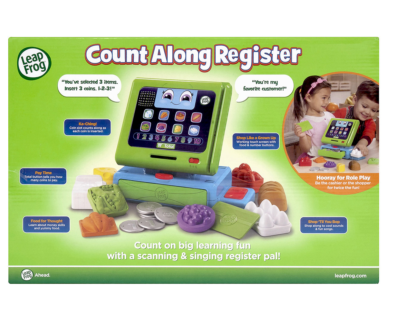 LeapFrog Count Along Cash Register Toy Catch.co.nz