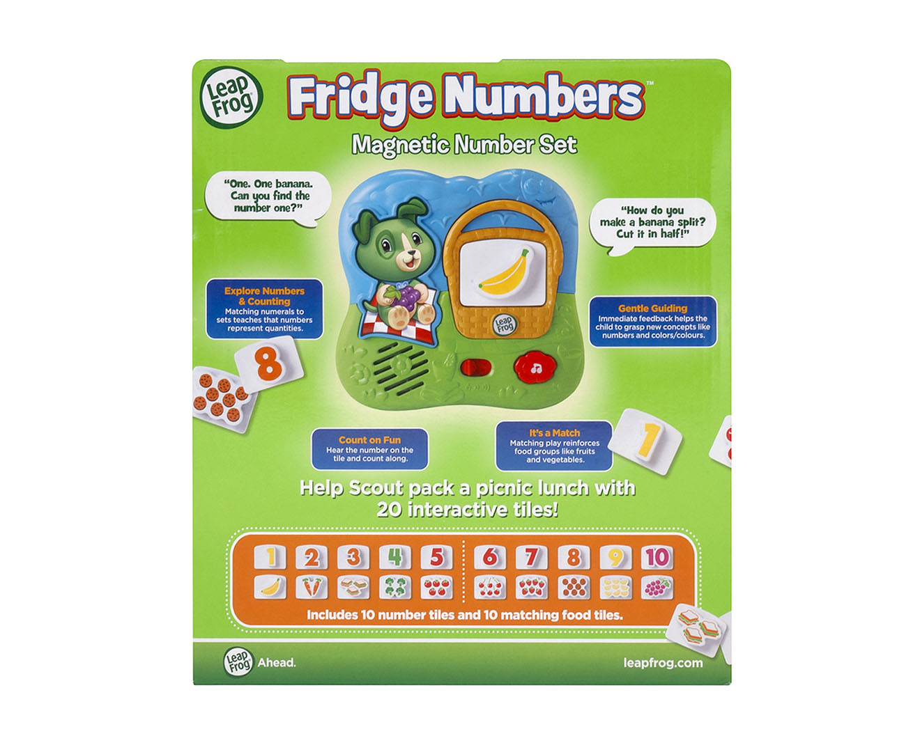 leapfrog fridge magnetic numbers