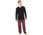 Michael Kors Men's 2-Piece Flannel Sleep Set - Garnet/Black