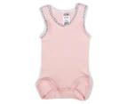 Bonds Baby Singletsuit 2-Pack - Pink/White