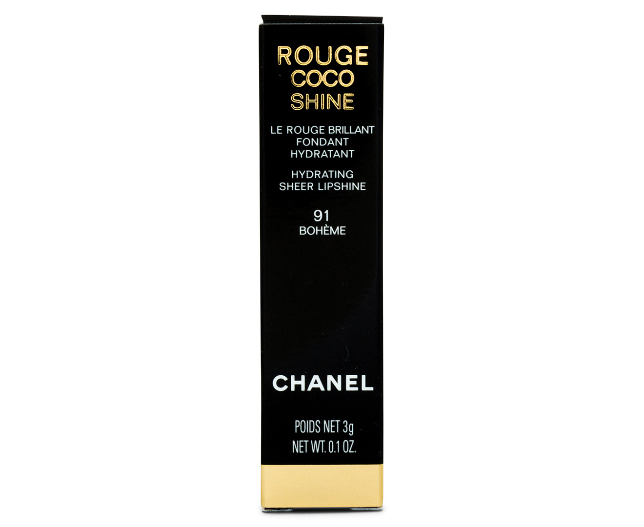 Chanel Rouge Coco Shine Hydrating Sheer Lipshine 3g - #91 Bohème