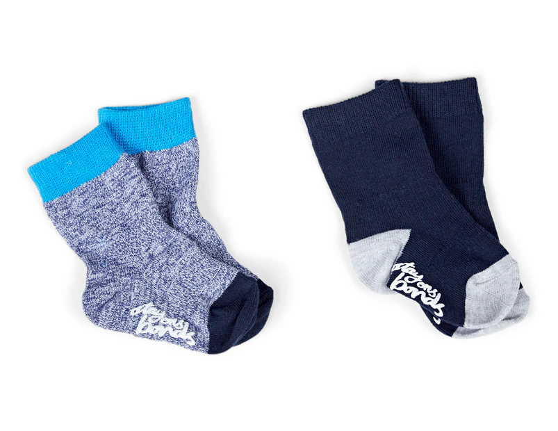 Bonds Baby/Toddler Stay On Crew Socks 2-Pack - Multi