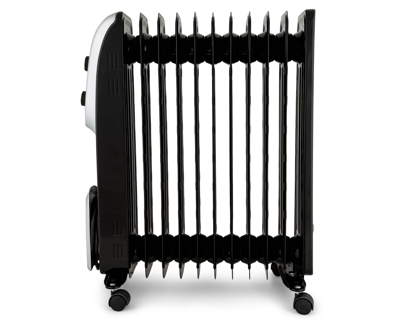 Midea 2400W Electric Oil Heater - Black/Silver | Catch.com.au