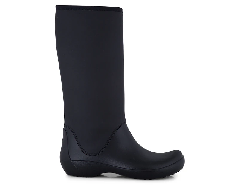 Crocs Women's RainFloe Tall Boot - Black