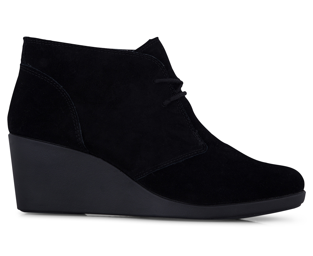 women's leigh suede wedge shootie