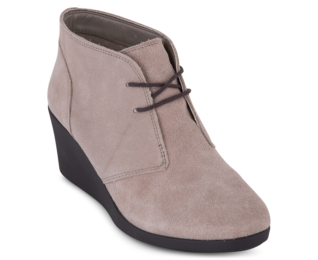 Women's leigh suede sales wedge shootie