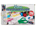 190-Piece Home Seamstress Set w/ Bonus Travel Case 