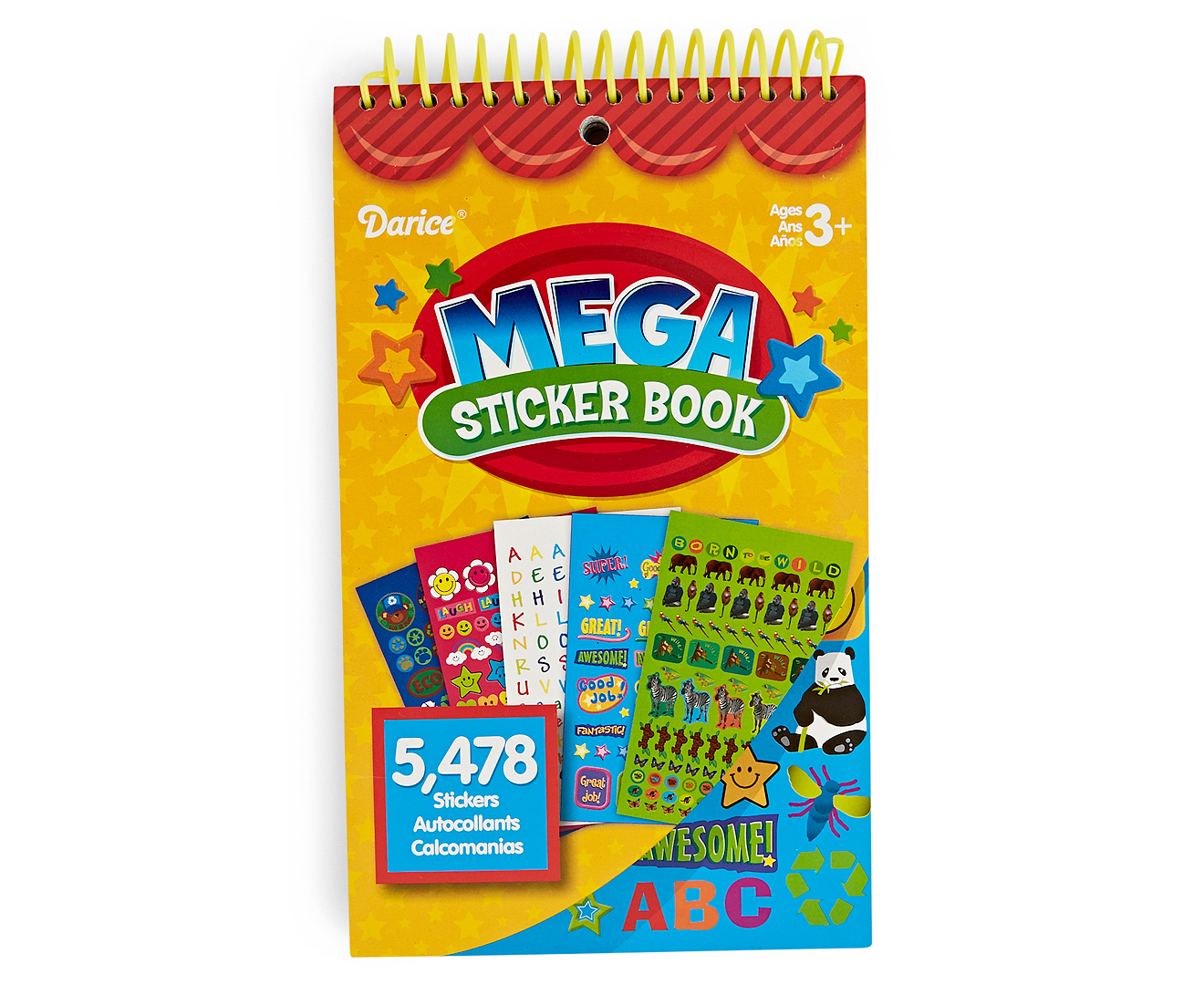 Darice Mega Sticker Book w/ 5478 Stickers