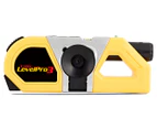 Totes Laser Level Pro Tool w/ Tape Measure - Yellow 