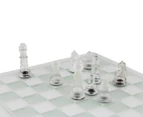 Shuffle Classic Games 35cm Glass Chess Set