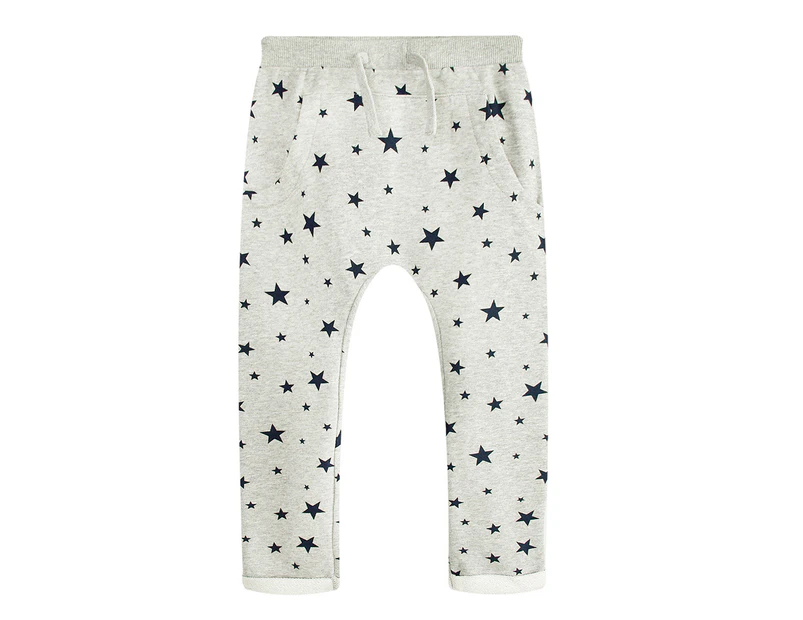 BQT Baby/Toddler Boys' Drop Crotch Pants - Grey
