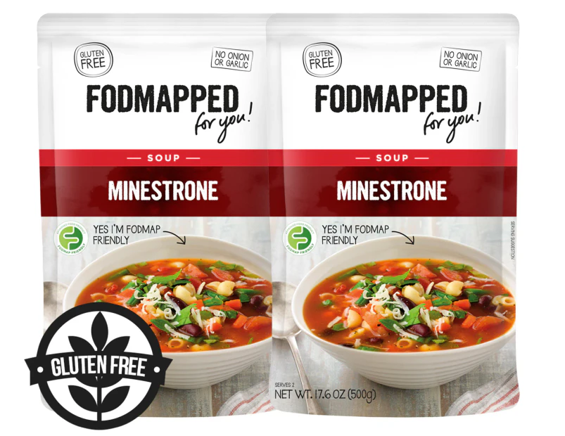 2 x Fodmapped For You Minestrone Soup 500g