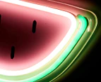 LIT. 40x20cm LED Flexmelon Neon Watermelon Wall Light - Pink/Green