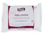 2 x Purex Daily Control Facial Cleansing Wipes Triple Pack