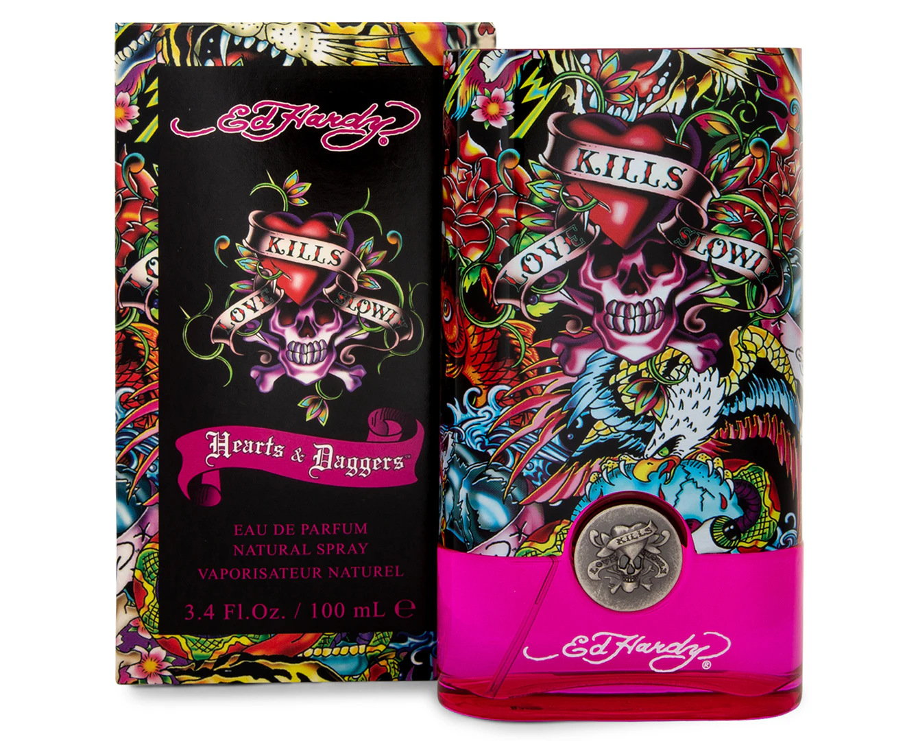 Ed Hardy Hearts & Daggers Edp Spray By Christian Audigier For Women - 100 Ml