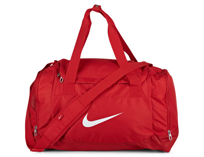 Nike Club Team Swoosh Small Duffle Bag 43L - Red/Black/White