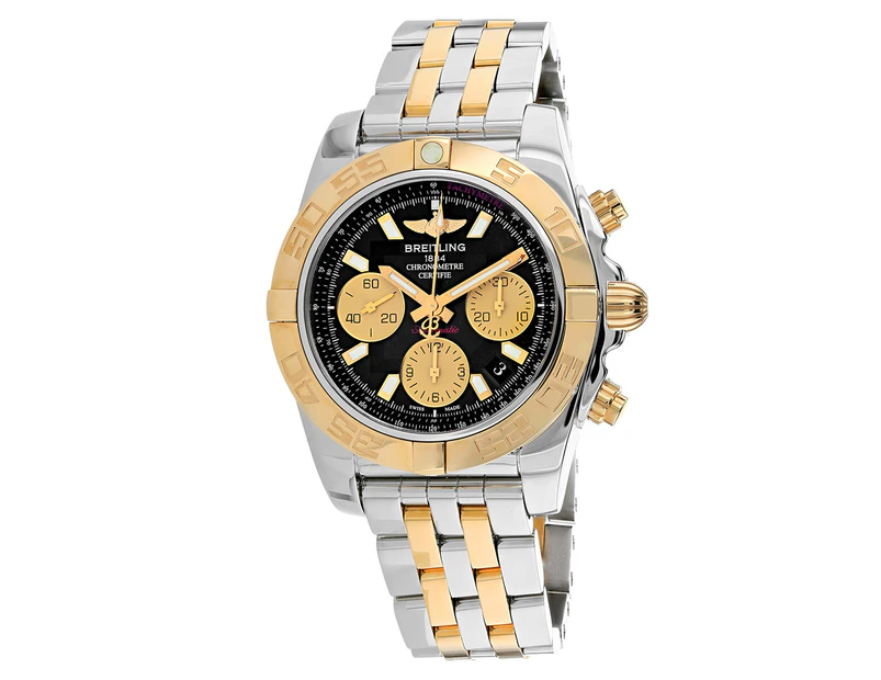 Breitling Men's 41mm Chronomat Stainless Steel Watch - Gold/Silver