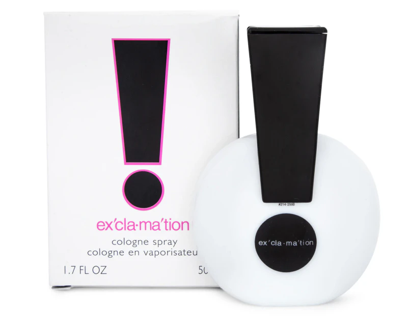 Coty Exclamation 50ml Eau De Cologne Fragrances/Natural Spray EDC Women/Ladies