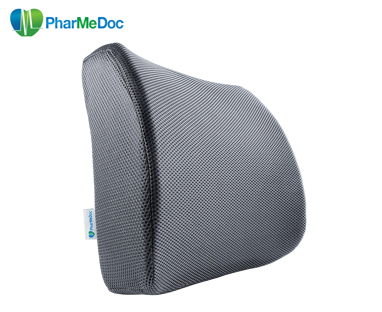 Pharmedoc High Density Memory Foam Lumbar Support Cushion For