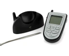Wireless BBQ Thermometer W/ Timer & Flashlight - Black