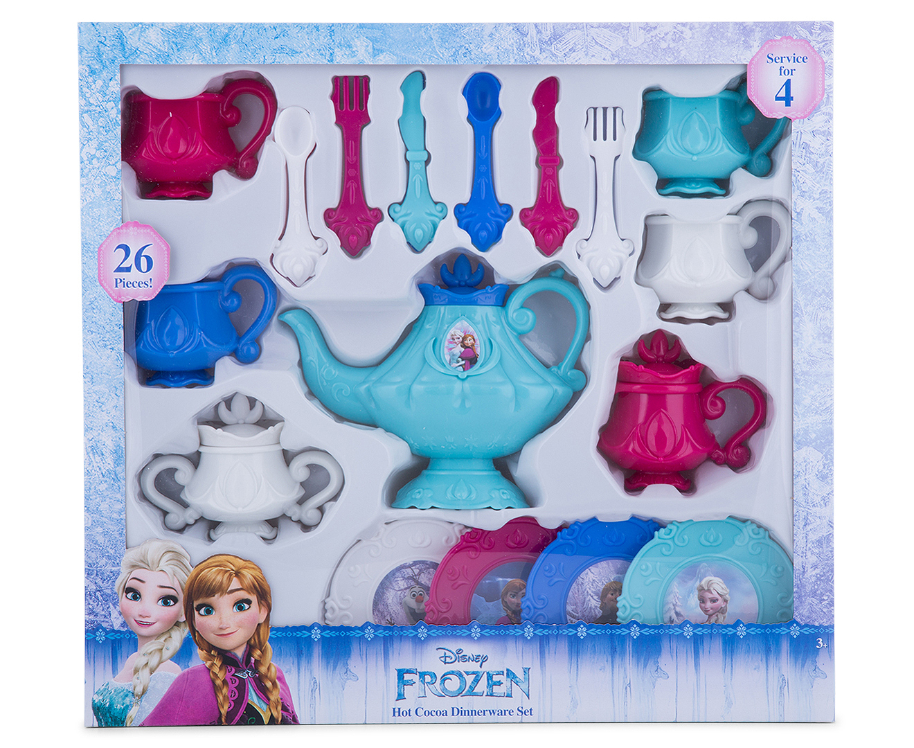 26 Piece Frozen Dinnerware Set 