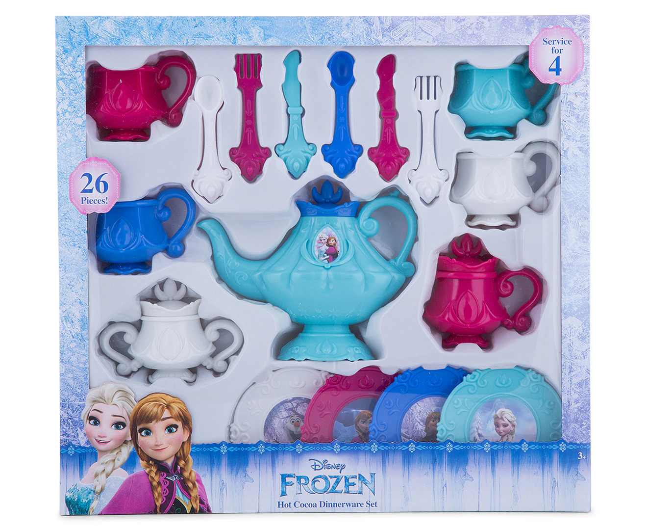 Disney Frozen 26Pc Hot Cocoa Dinnerware Set