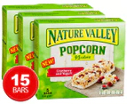 3 x Nature Valley Popcorn Cranberry & Yoghurt Bars 100g