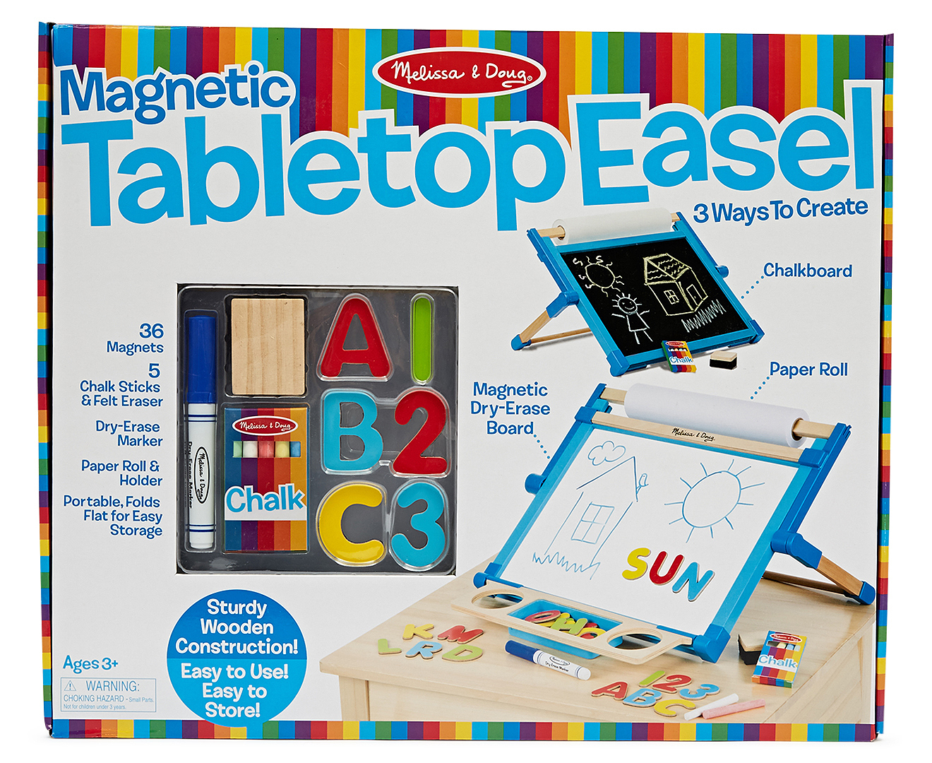 Melissa & Doug® Deluxe Double-Sided Magnetic Tabletop Easel, 1 ct -  Mariano's