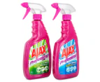 Ajax Professional Bathroom Cleaner & Kitchen Degreaser Twin Pack