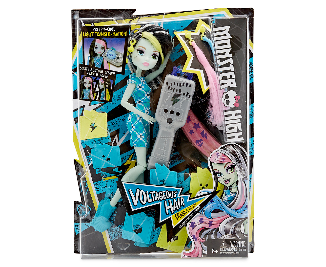 Monster High Voltageous Hair Frankie Stein Doll Kit