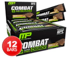 12 x MusclePharm Combat Crunch Protein Bar Chocolate Peanut Butter Cup 63g