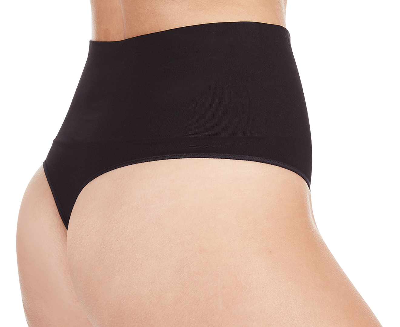 Spanx Everyday Shaping Panties Thong Black