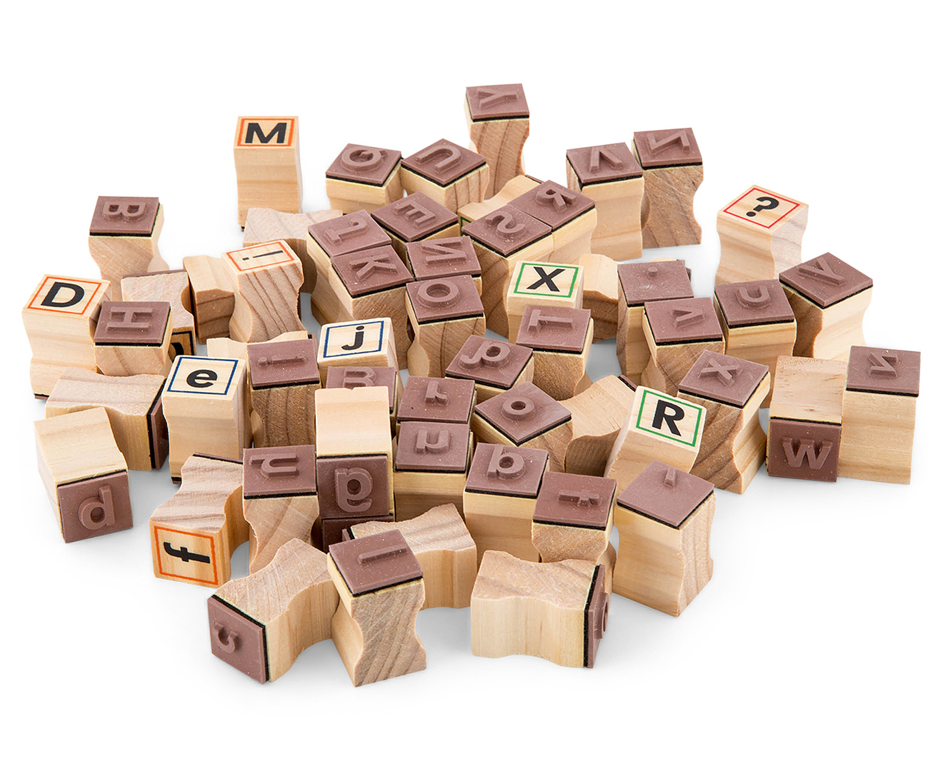 Melissa & Doug Alphabet Wooden Stamp Set | Catch.co.nz