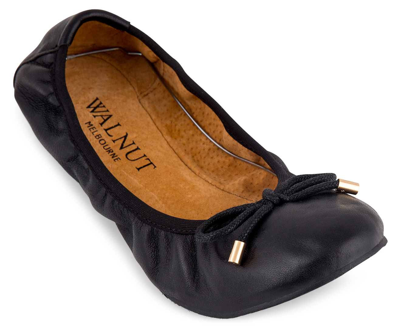 walnut ballet flats