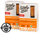 2 x Simply Wize Gluten Free Crispbread Almond 150g
