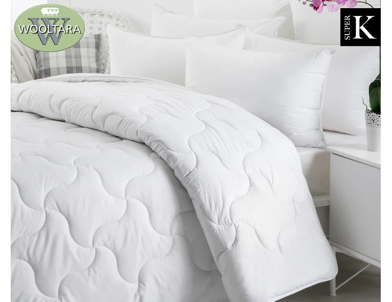 Wooltara 450GSM Imperial Luxury Winter Wool Super King Bed Quilt