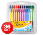 BiC Mark-It Soft Grip Fine Permanent Marker 36-Pack - Assorted