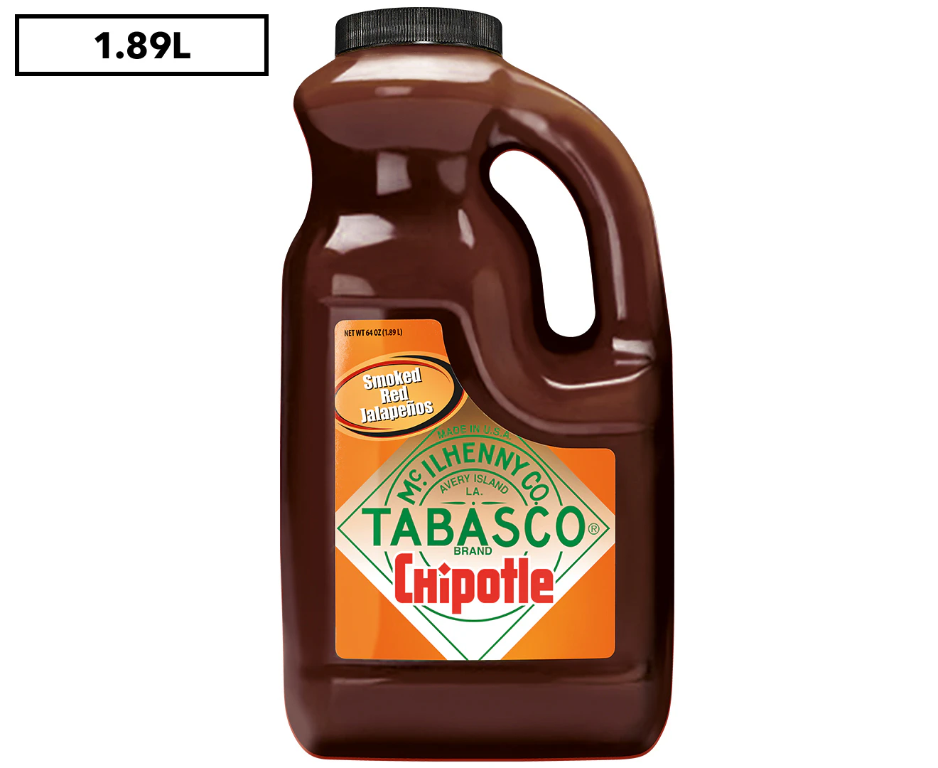 Tabasco Chipotle Pepper Sauce Hot Chilli 1.89l