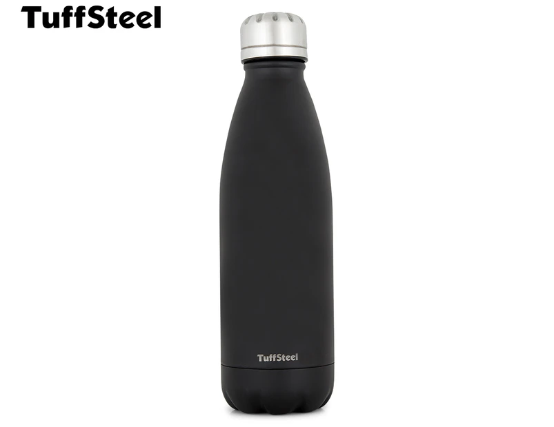 TuffSteel 500mL Screw Top Flask - Matte Black