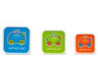 Trunki 3-Piece Snack Pot Set - Blue/Green/Orange