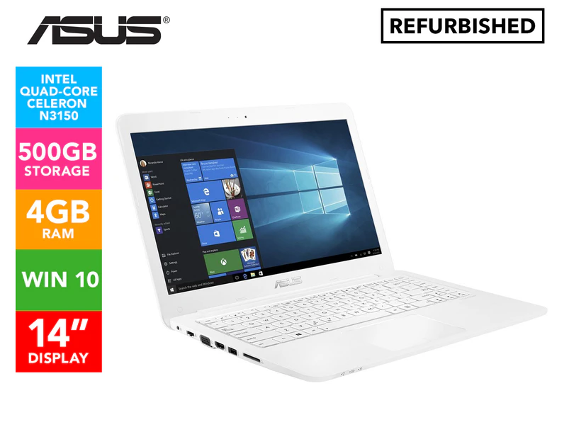ASUS 14-Inch EeeBook E402SA REFURB Laptop - White