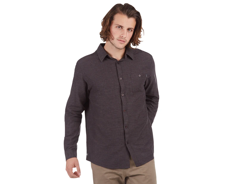Billabong Men's Helix Long Sleeve Shirt - Midnight