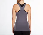 Nike Women's Pro Cool Tank - Dark Grey Heather/Black