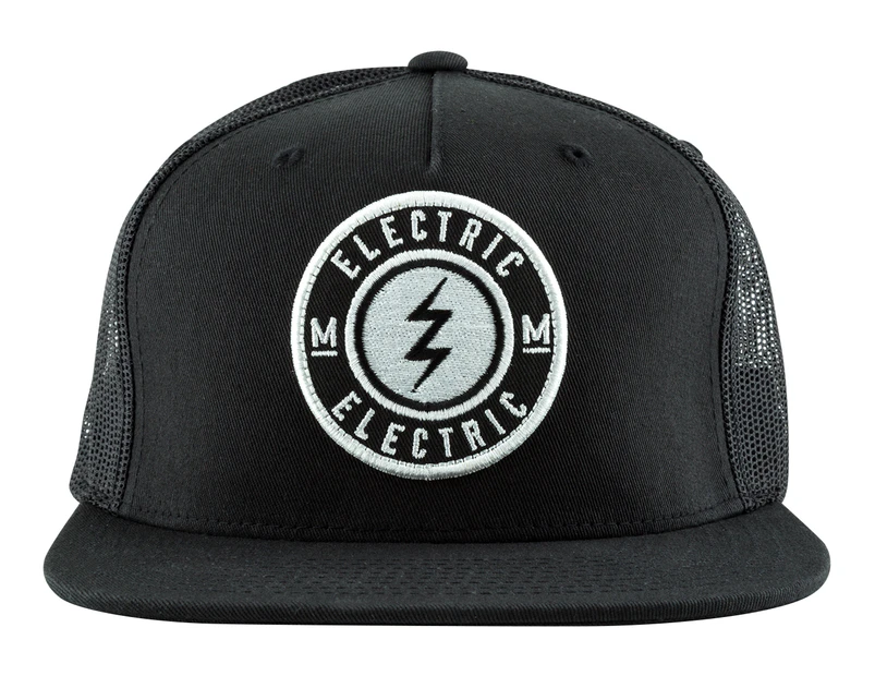 Electric Established Snapback Cap - Black/White