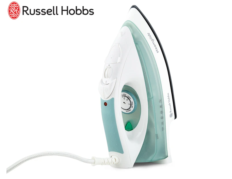 Russell Hobbs Steamglide Iron - White/Teal RHC909