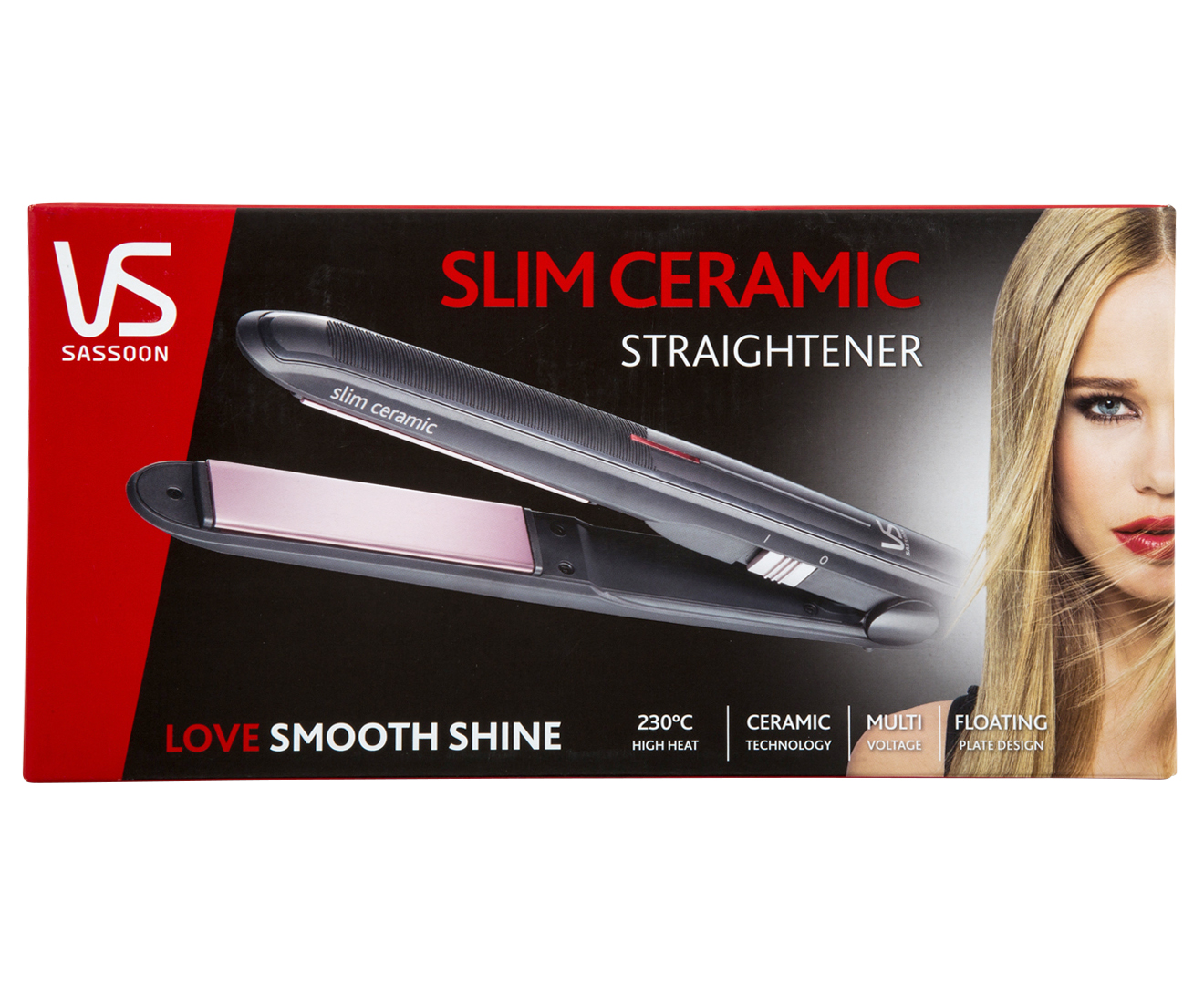 vs sassoon slim ceramic straightener