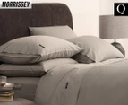 Morrissey Bamboo Luxe Cotton Queen Bed Sheet Set - Mink
