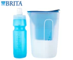 Brita Water Filter Jug & Bottle Bundle - Blue